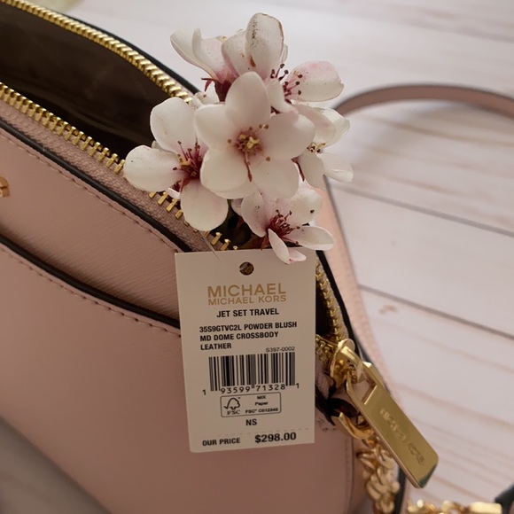 Michael Kors Jet Set Travel MD Dome Crossbody Bag - Picture 11 of 15